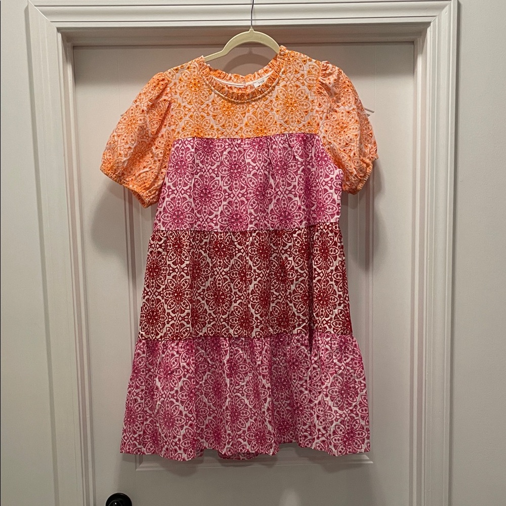 VOY Colorful Lace Mini Dress from AVARA